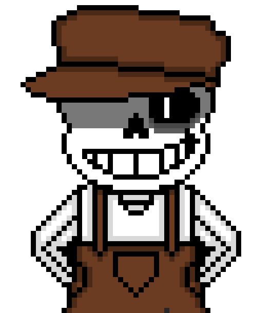 [606dfc] *no matter where he is at, VHS sans can hear a demonic scream, and Express is standing a few feet in front of him*