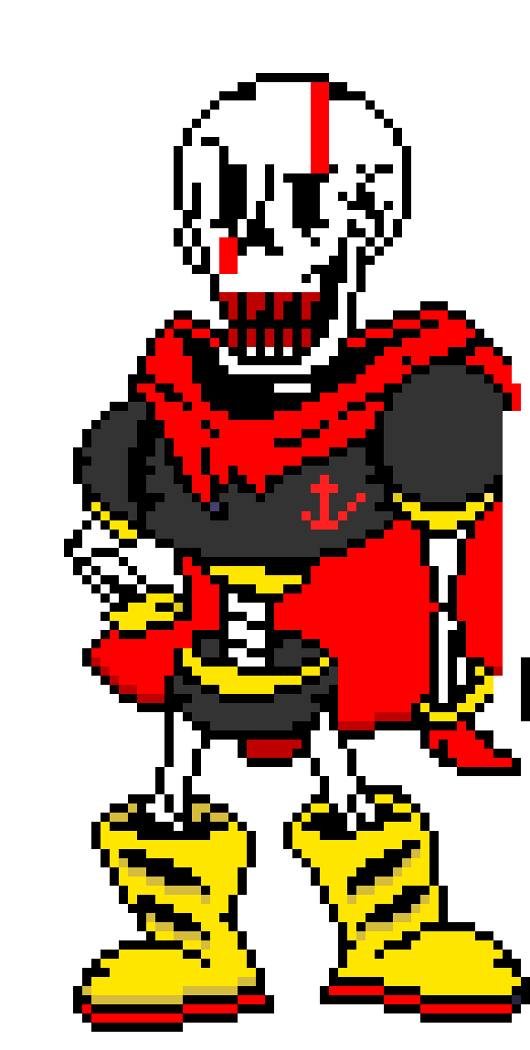 [7e4f4f] Dangertale papyrus Sprite