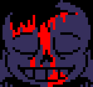 *(He'd teleport to KC's house, then sit on the couch, and sleep.)-HorrorTale Sans