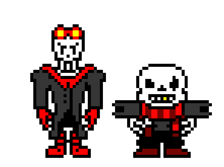 [9664c4] Inverted fell sans and papyrus