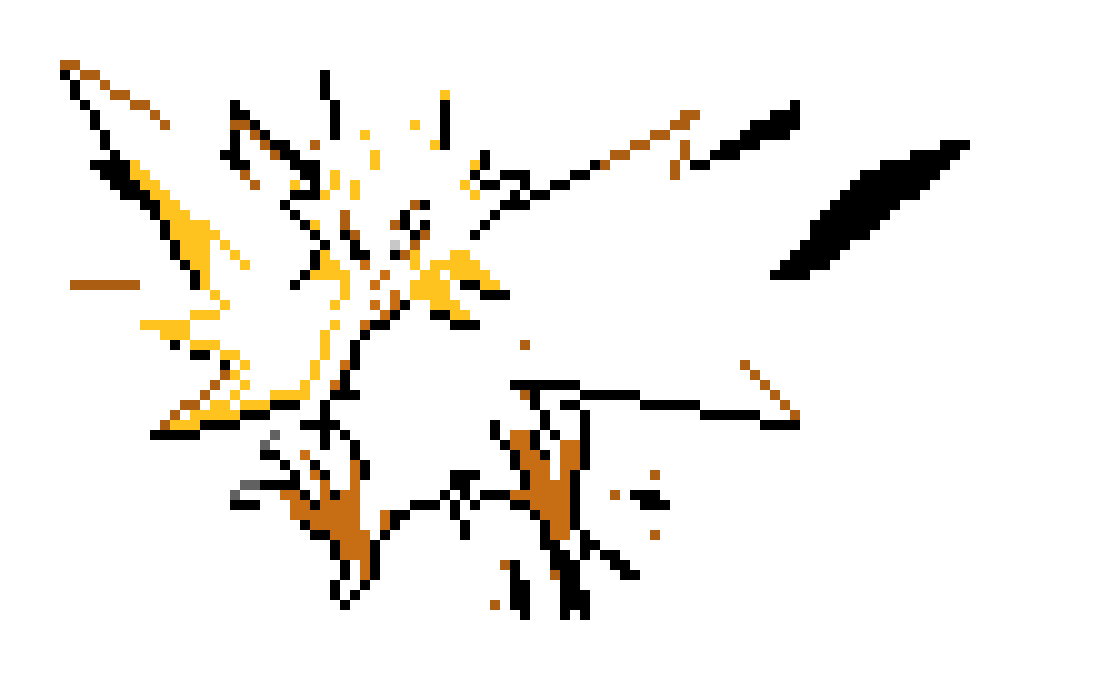 [9664c4] Zapdos Pixel Art