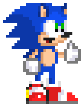 [9664c4] Sonic the Hedgehog (Thumbs Up)