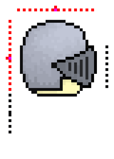 [9664c4] Pixel Knight (Side Profile)