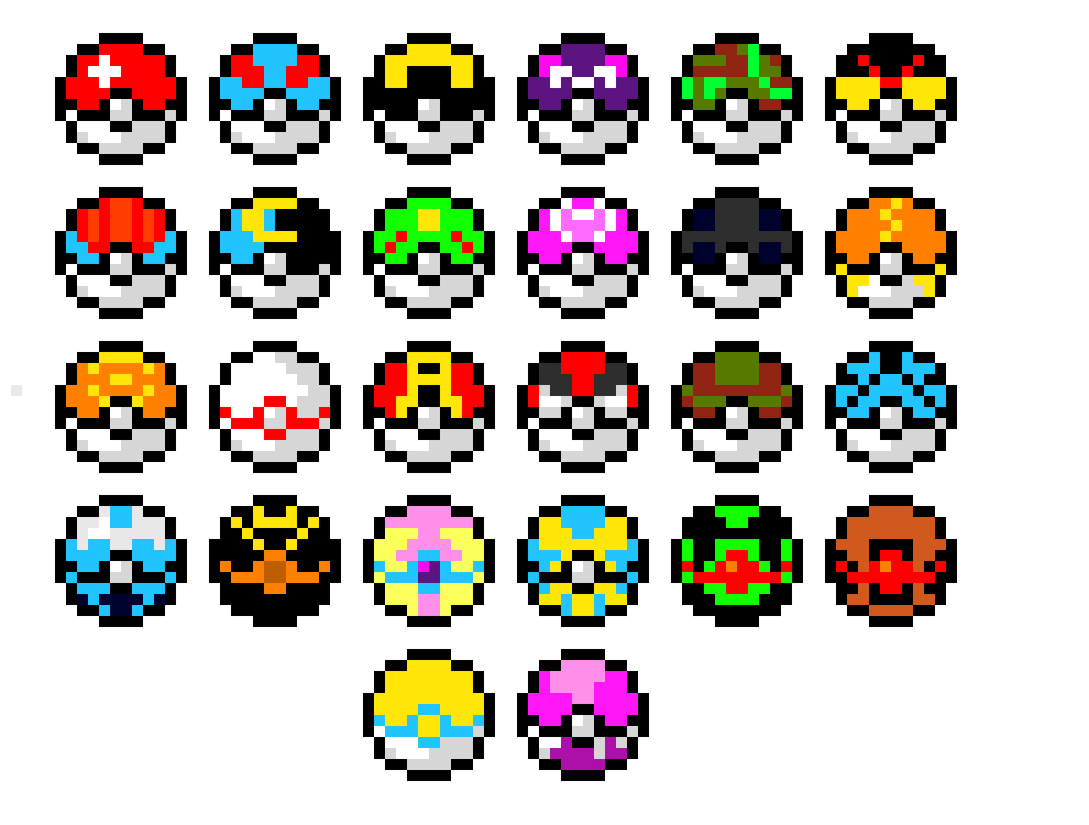 [c0efc2] Pokeballs