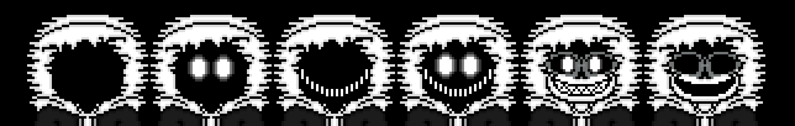 different faces