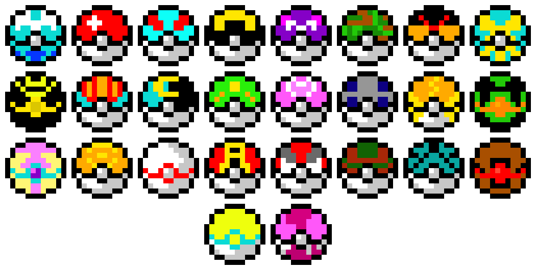 [9664c4] All Pokeballs