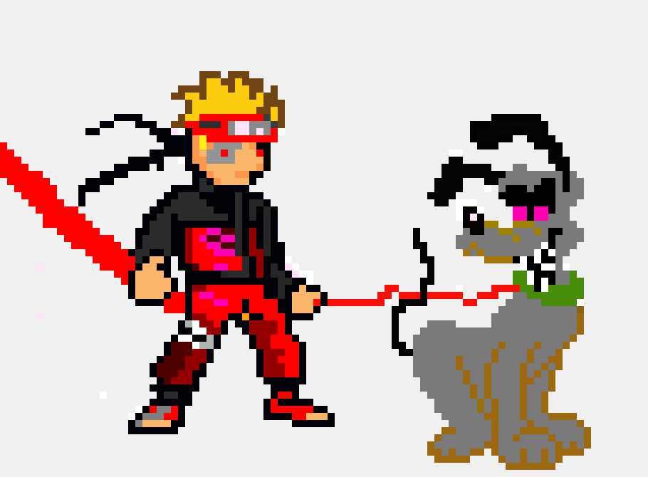 RED MAN CONTROLLED NARTO AND SEX SLAVE PLUTO