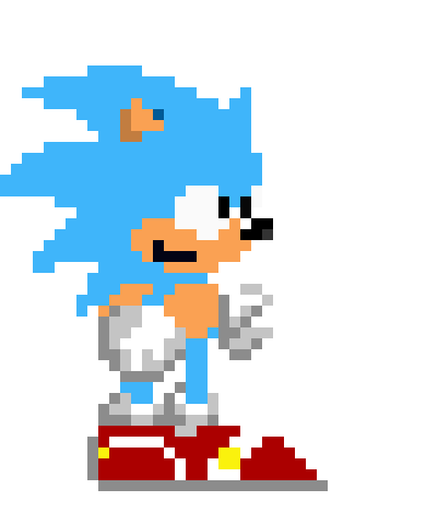 [02487f] Classic Sonic in Modern sonic shoes