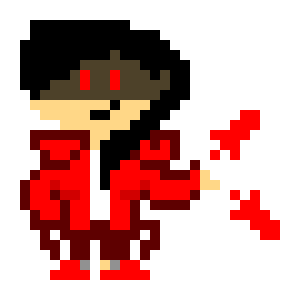 [7a0a81] *teleports out of the battle to avoid damage.* (hope that ain't godmodding.)