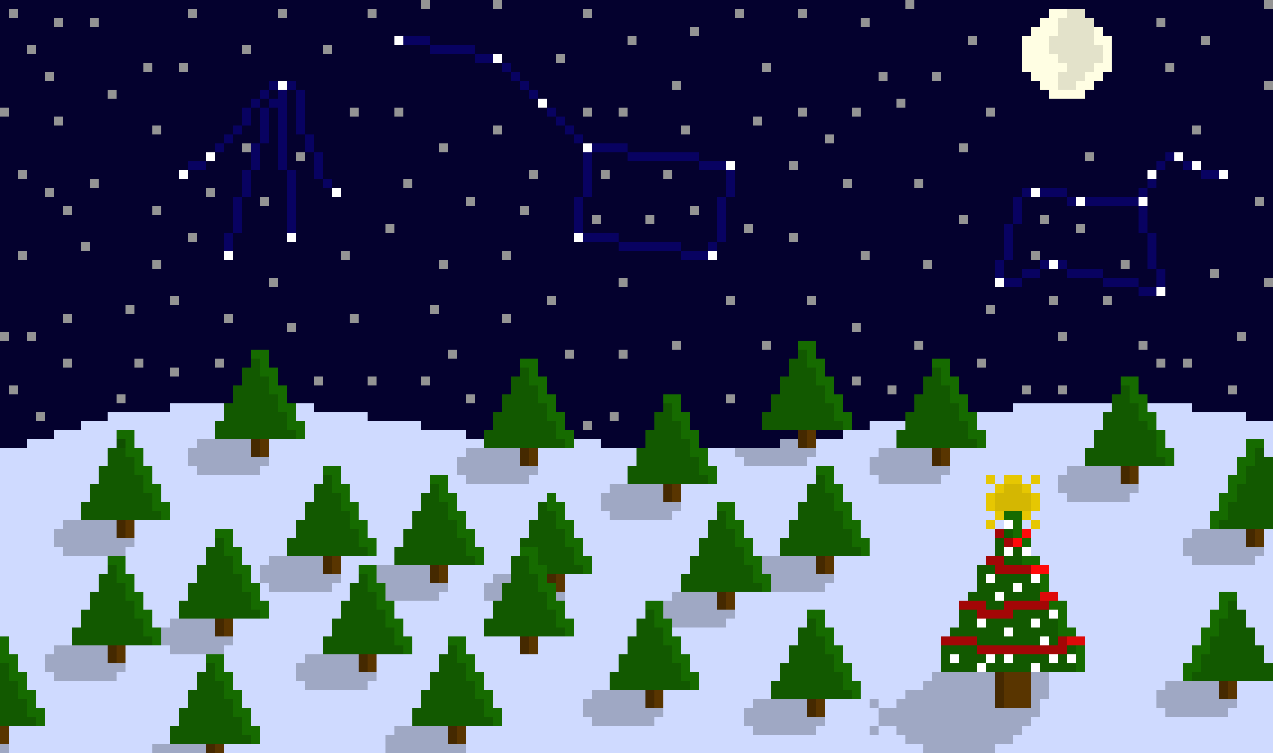 [fdeae3] Christmas Landscape