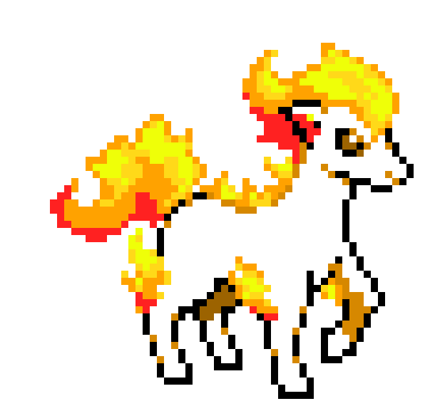 [9664c4] fire pokemon horse