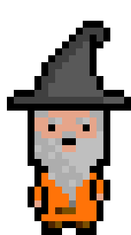 [bb0007] Pixel Wizard Orange