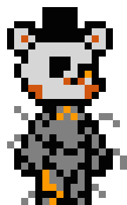 [05b0c1] *Battle theme plays* *It's head turns bear-like, Molten Metal running out of his body*