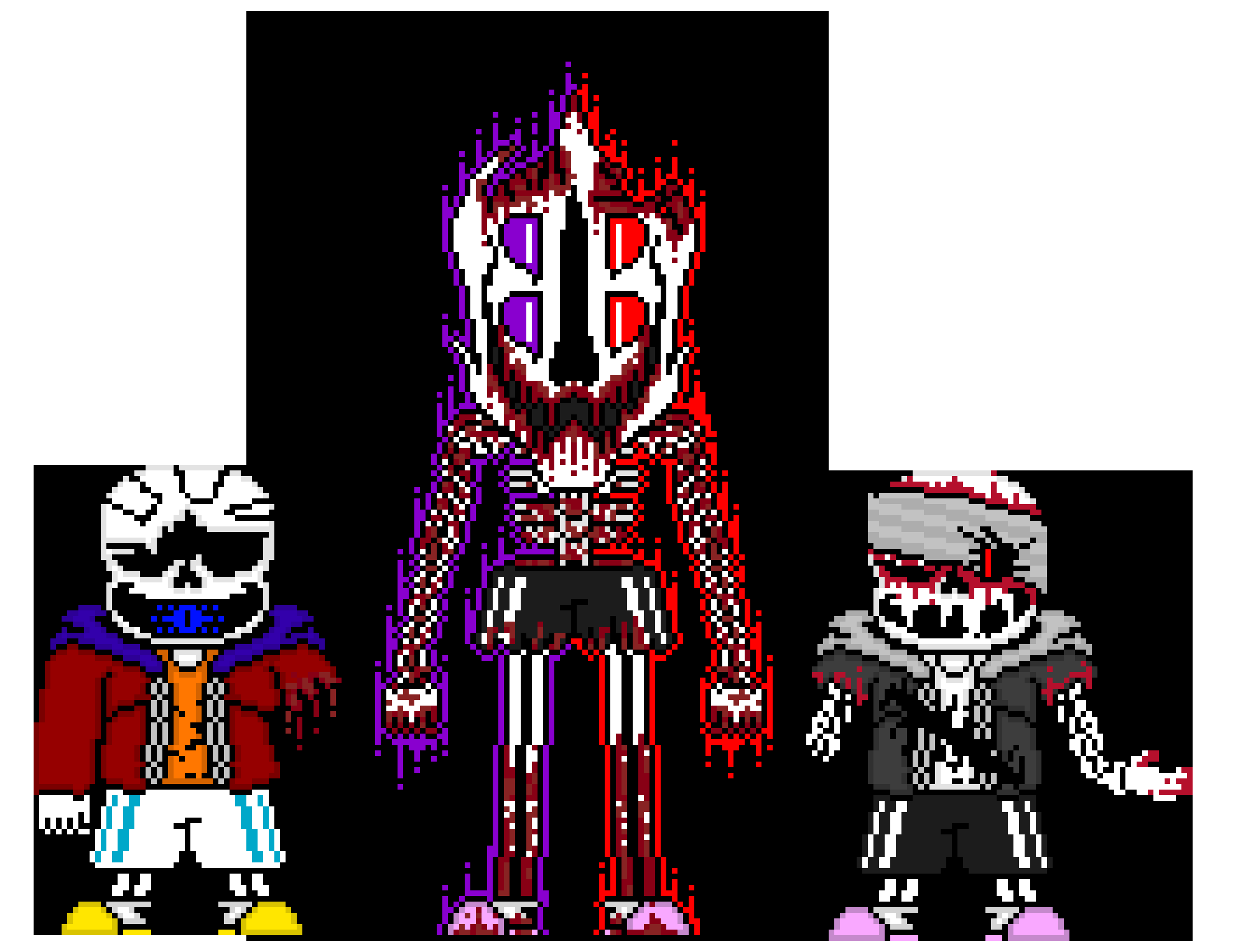 funny triple trouble but my AU's and no eggman because he is pissing on the moon currently