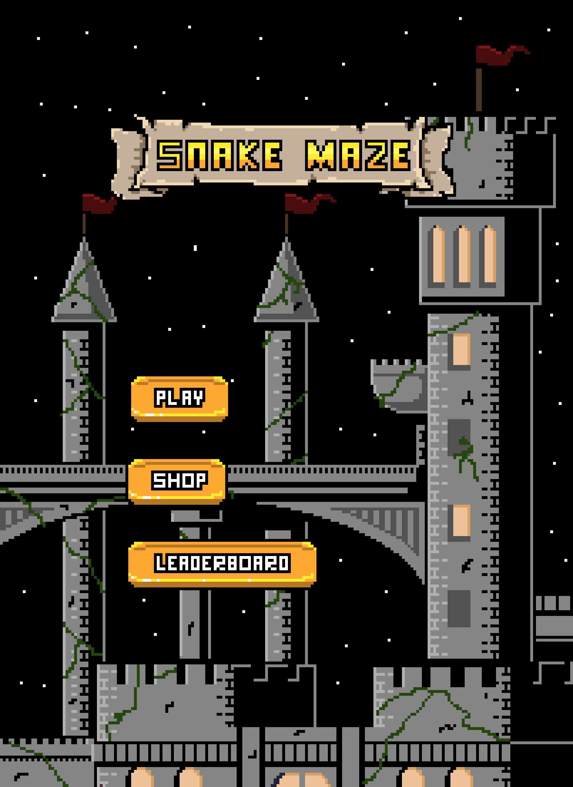 [85055e] Snake Maze Title Screen full