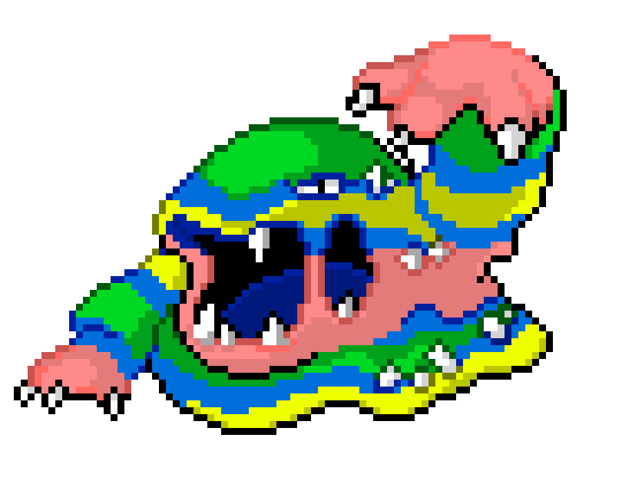 [9664c4] Alolan Muk Pixel Art