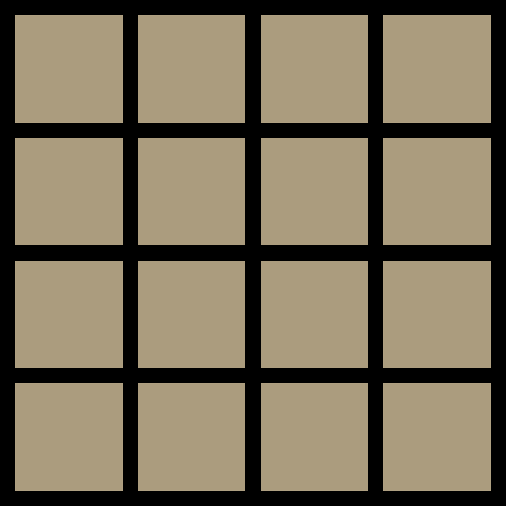 4x4 grid