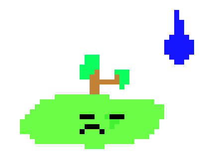 [9664c4] bush slime (depressed)