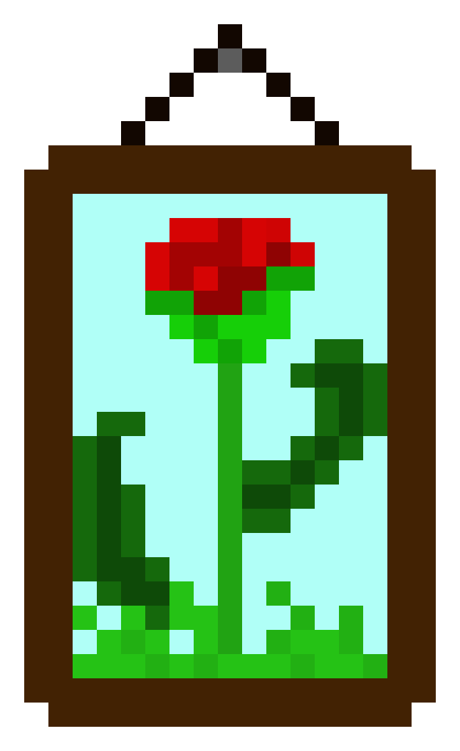 [9664c4] Framed Rose