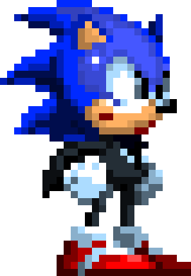 [901cde] Sonic with a suit