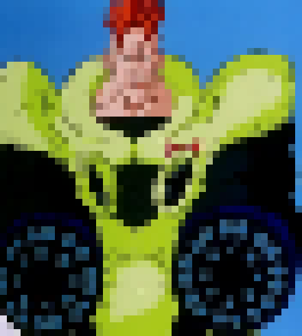 [ea197c] Android 16, he  blast into the ground and ultiple pillars of energy comes out