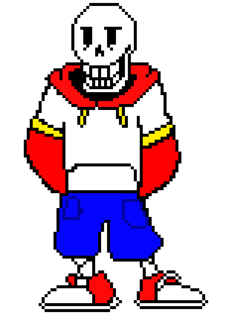 [9664c4] TS!(Team switched)Underswap Papyrus Colored Battle Sprite (regular)