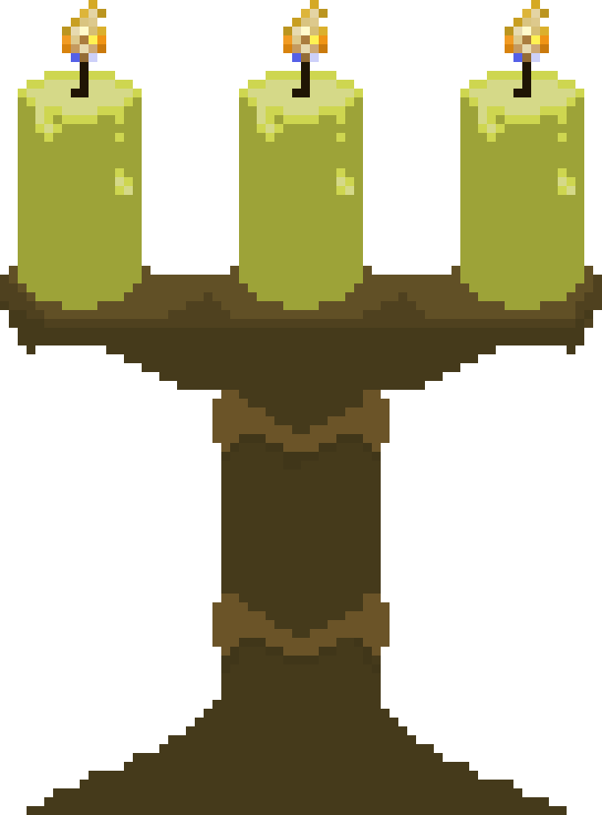 [3e0393] triple candle