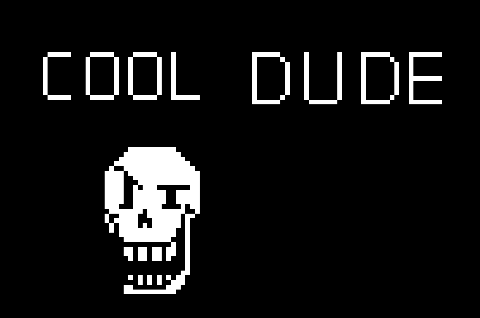 [5bac89] papyrus cool dude