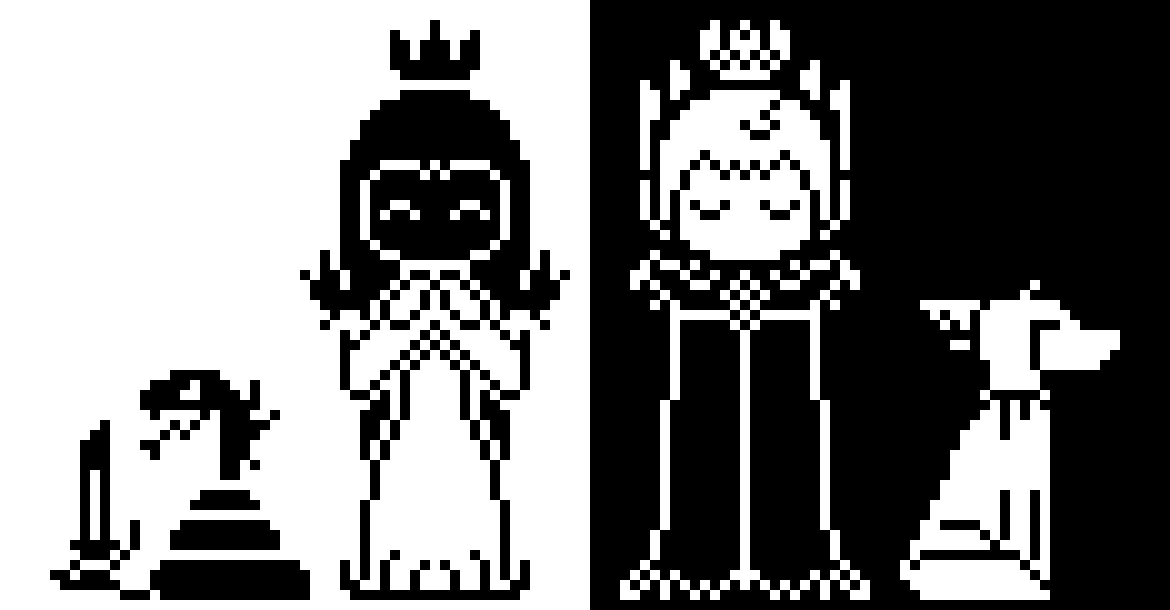 [9664c4] King of dark, queen of light