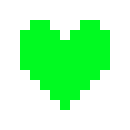[ece41f] Undertale Heart Sprite (Kindness)