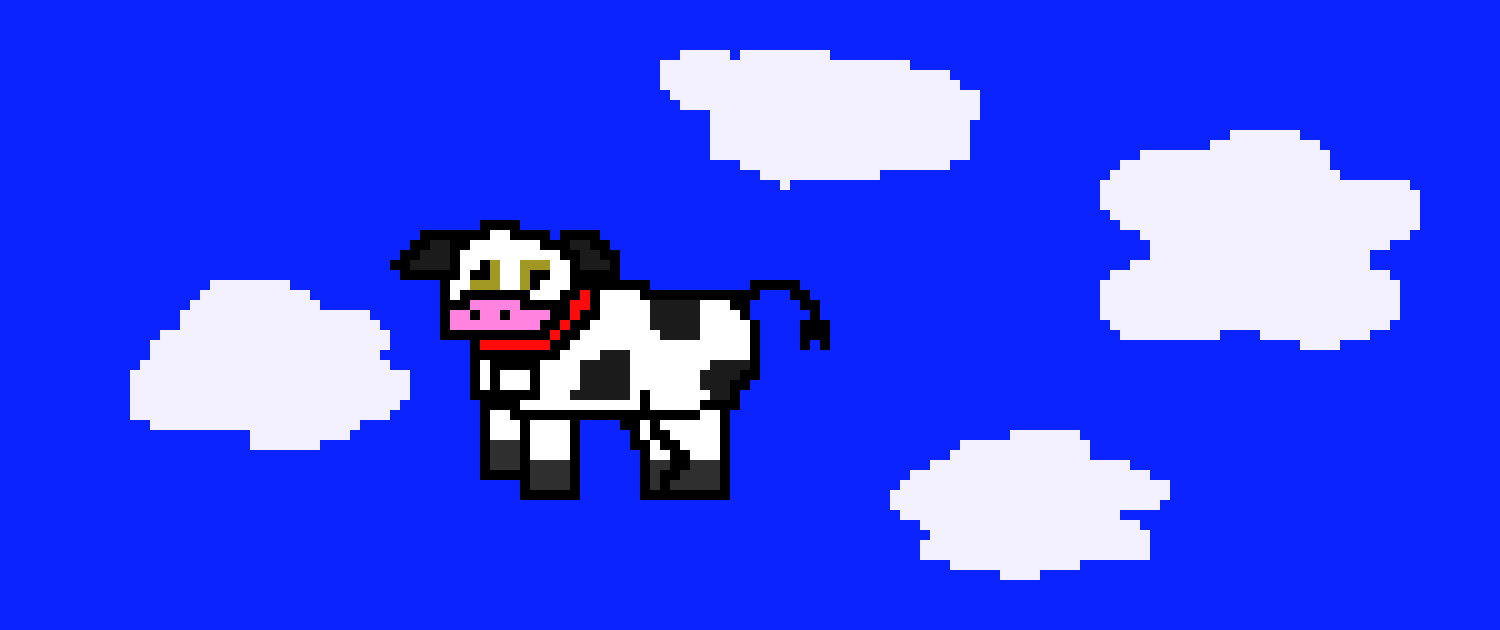 A lying, flying cow