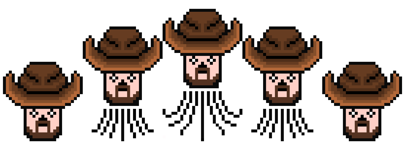 [9664c4] cowboy head