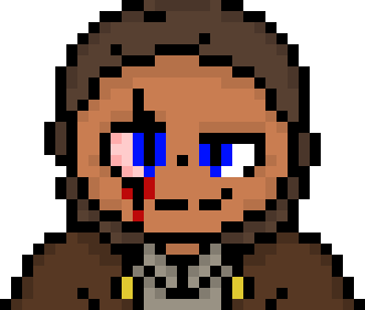 [57dac4] *he activates his chainsaw and starts cutting down trees* 