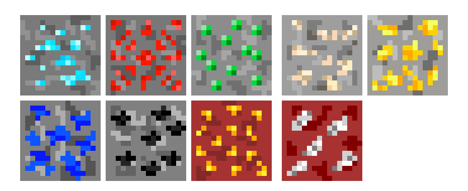 [2adc16] Minecraft Ores (Reimagined)