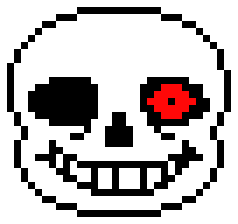 [88b64e] Red The Skeleton Face