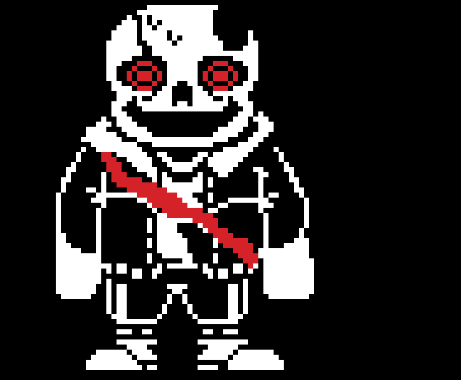 Horrortale Last Starvation Sans Sprite (Phase 3)
