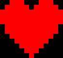 [d0ca92] undertale soul sprite, determination! 