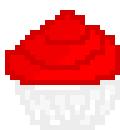 [9664c4] Red Vanilla Cupcake