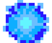 [34cdb1] blue fire ball