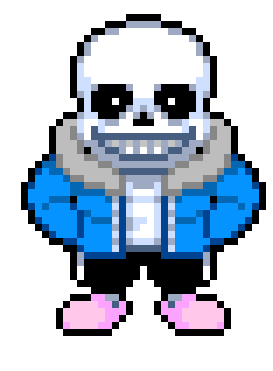 UnderTale Sans (Semi-Realistic Sprite/No white background)