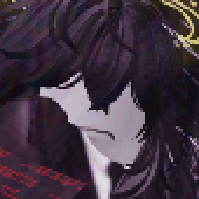 [816c09] *She promptly stares at 1_ik.* ". . . " *They begin backing up, only going 3 steps*