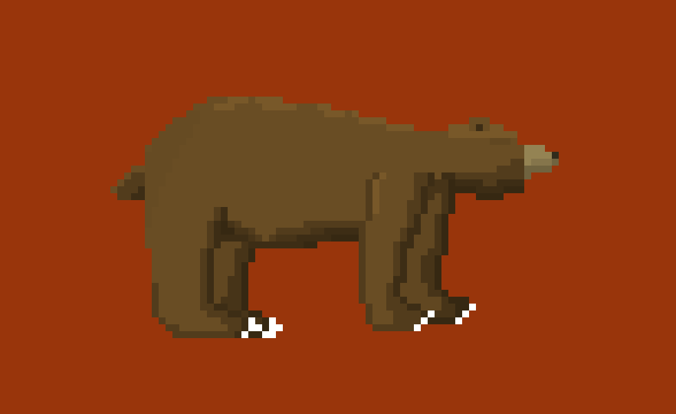 Pixel bear