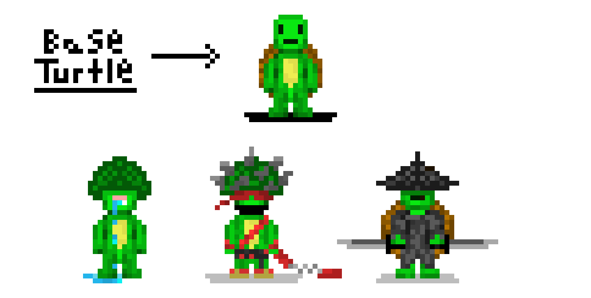 [950ed2] turtles for game