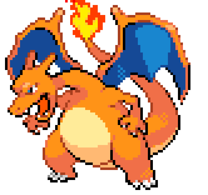 [9d4c3f] Charizard pixel