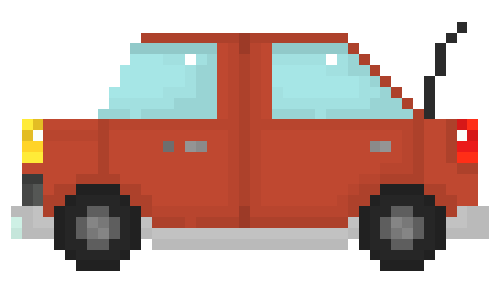 [9664c4] Red Car Asset