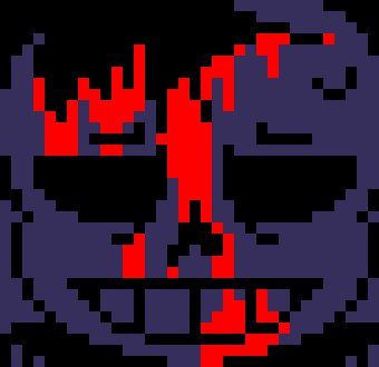 [7ce906] Behind you. -HorrorTale Sans