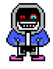 [071788] Dusttale last genocide overworld sprite expression 3