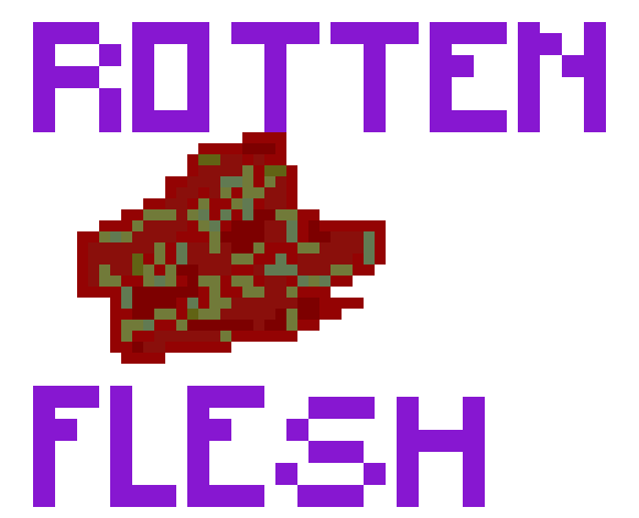 [9664c4] Minecraft Rotten Flesh