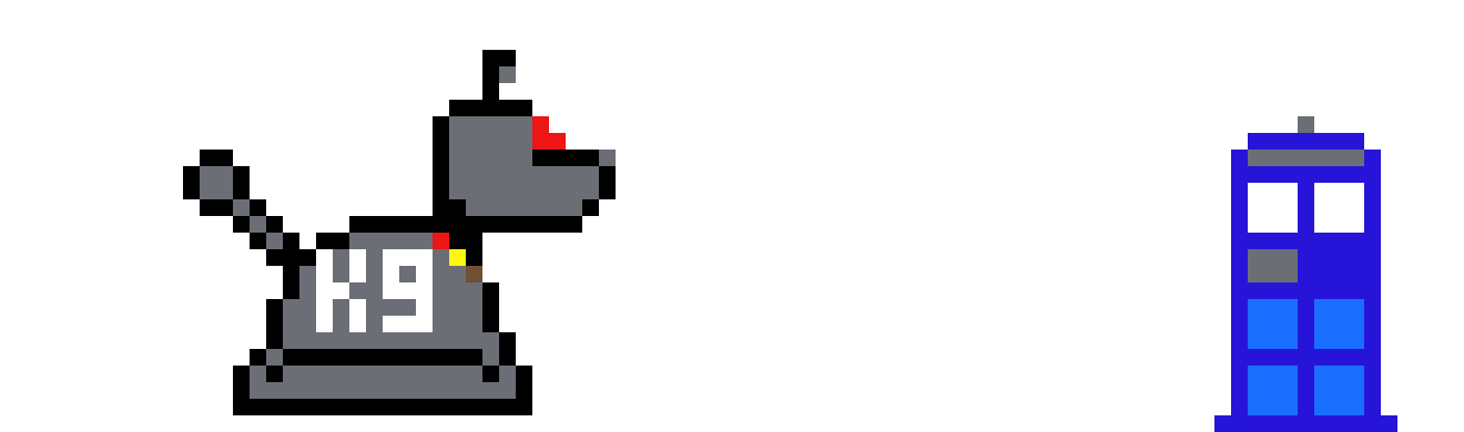 [9664c4] Doctor Who pixel art