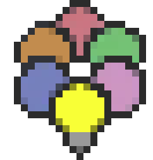 [494a88] Archapelago OneShot logo With sun